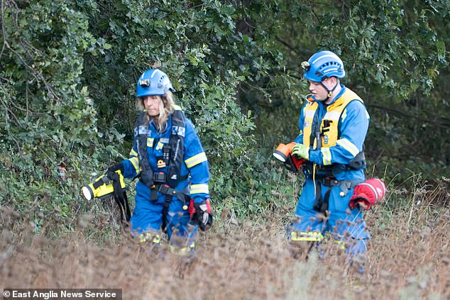 Emergency services are searching the Brantham area in a bid to locate him, while residents have been urged to check their gardens, sheds and outbuildings