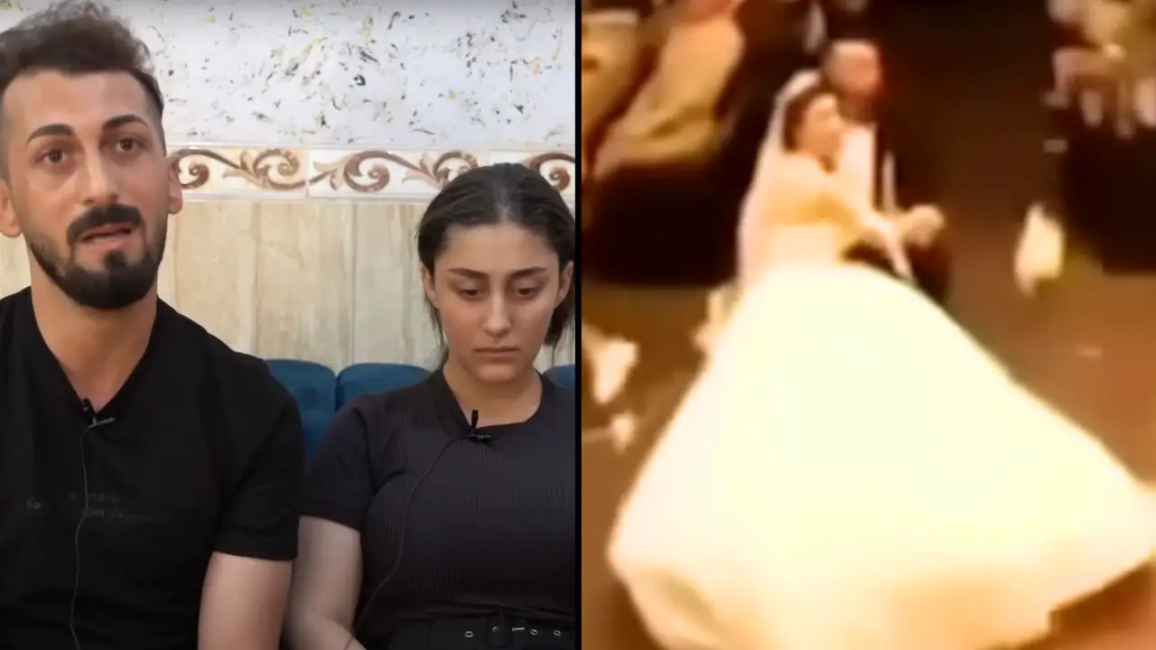 A bride and groom made a heartbreaking confession after their wedding ended in tragedy with over 100 people dying.